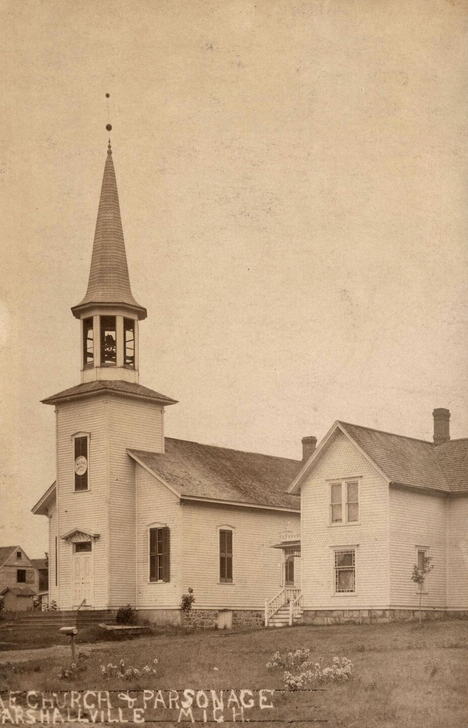 Parshallville - Old Postcard (newer photo)